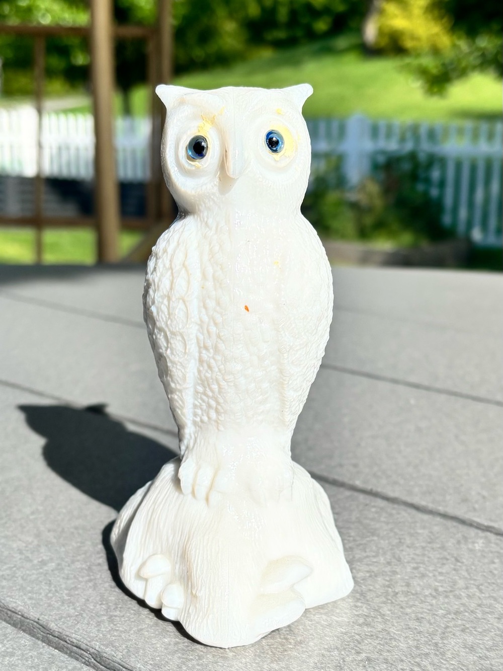 Vintage Westmoreland Milk Glass Owl Figurine collectible| Pound Owl